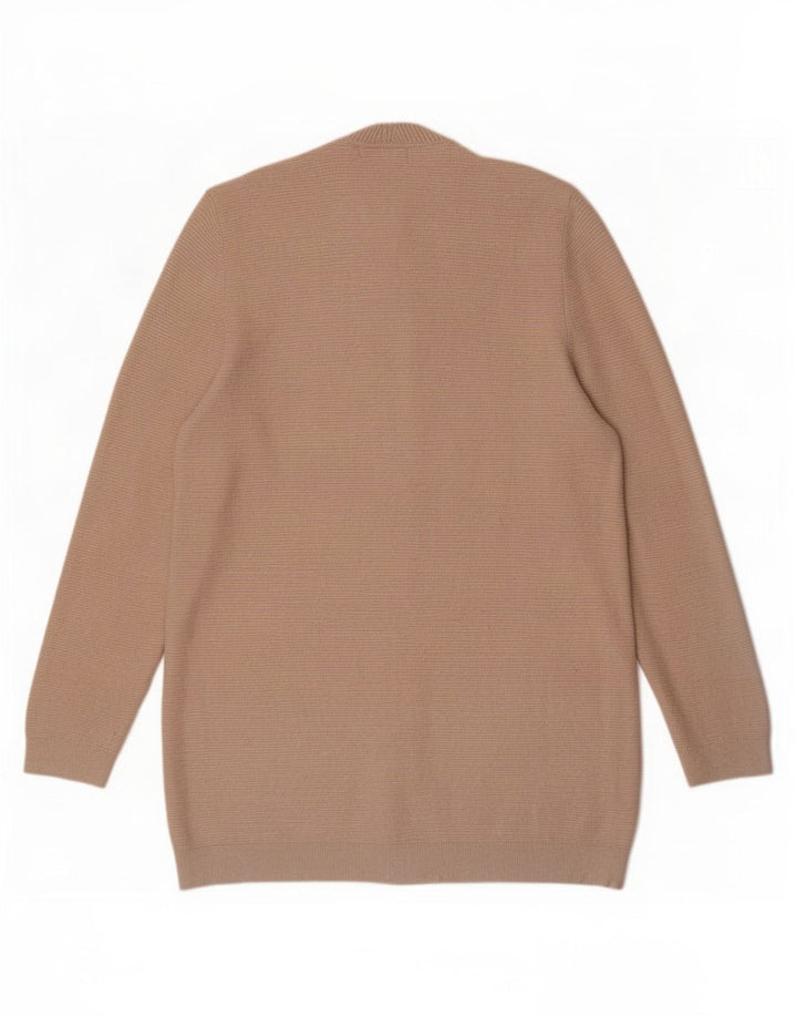 Bijeli ženski otvoreni kardigan pulover UK 10 Small Beige
