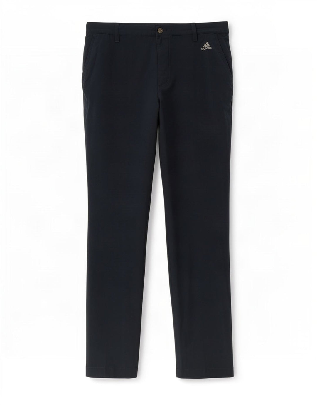 Adidas muške uske chino hlače W36 L30 tamnoplavi poliester