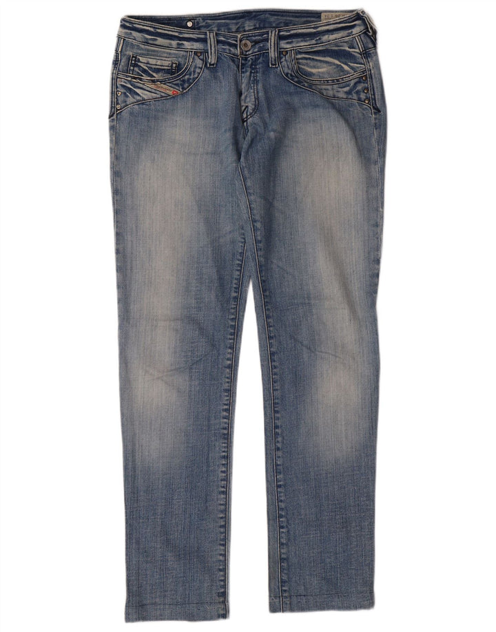 DIESEL Womens Kycut Slim Jeans W26 L29 Blue Cotton