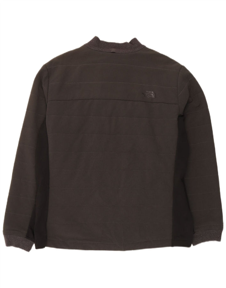 THE NORTH FACE muška podstavljena jakna UK 42 XL sivi poliester u boji