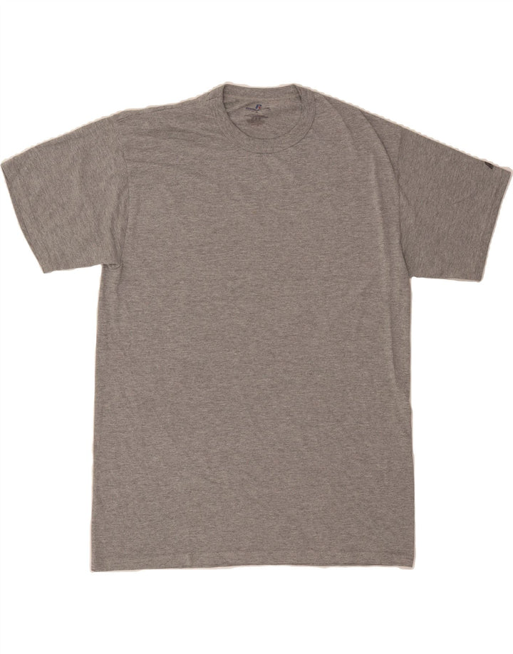 RUSSELL ATHLETIC Mens T-Shirt Top Large Grey Polyester Vintage Russell Athletic and Second-Hand Russell Athletic from Messina Hembry 