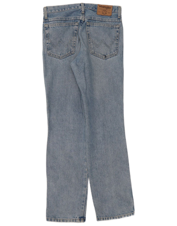 Wrangler muške ravne traperice W30 L32 plavi pamuk