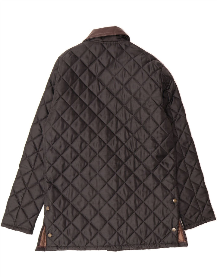 BLARNEY Mens Quilted Jacket UK 38 Medium Black Polyester Vintage Blarney and Second-Hand Blarney from Messina Hembry 