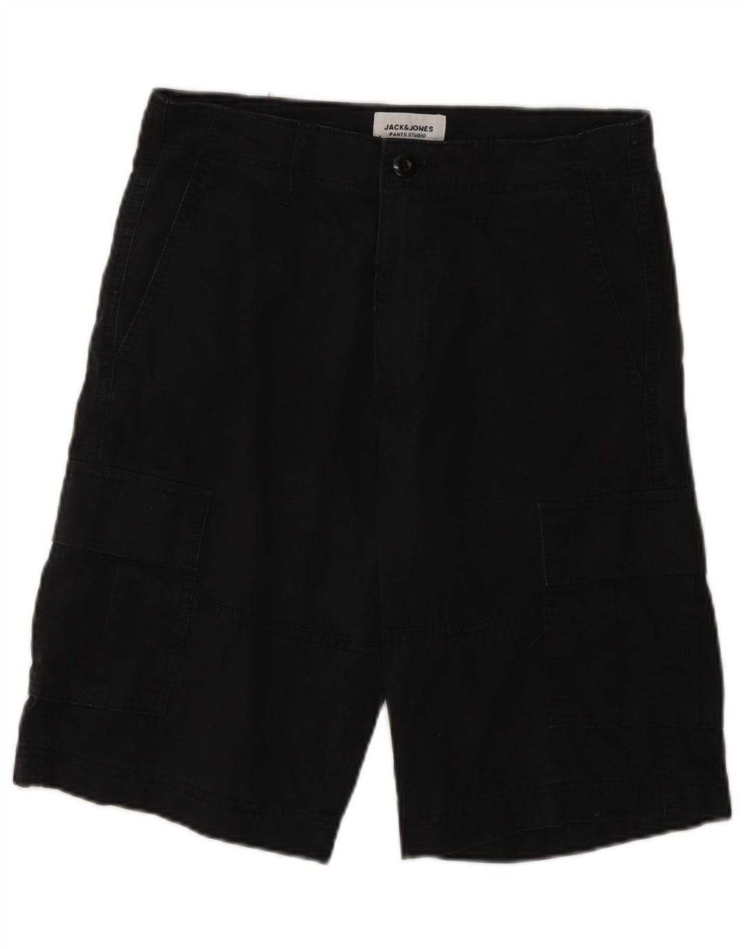 Jack & Jones muške kargo kratke hlače XS W26 crni pamuk