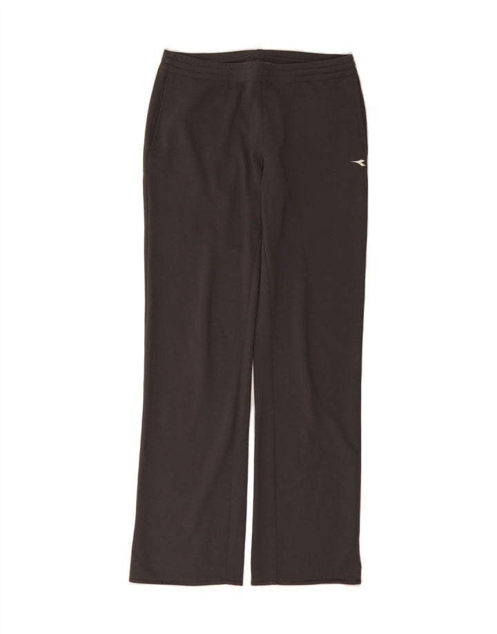 DIADORA Womens Tracksuit Trousers UK 10 Small  Grey Polyester Vintage Diadora and Second-Hand Diadora from Messina Hembry 
