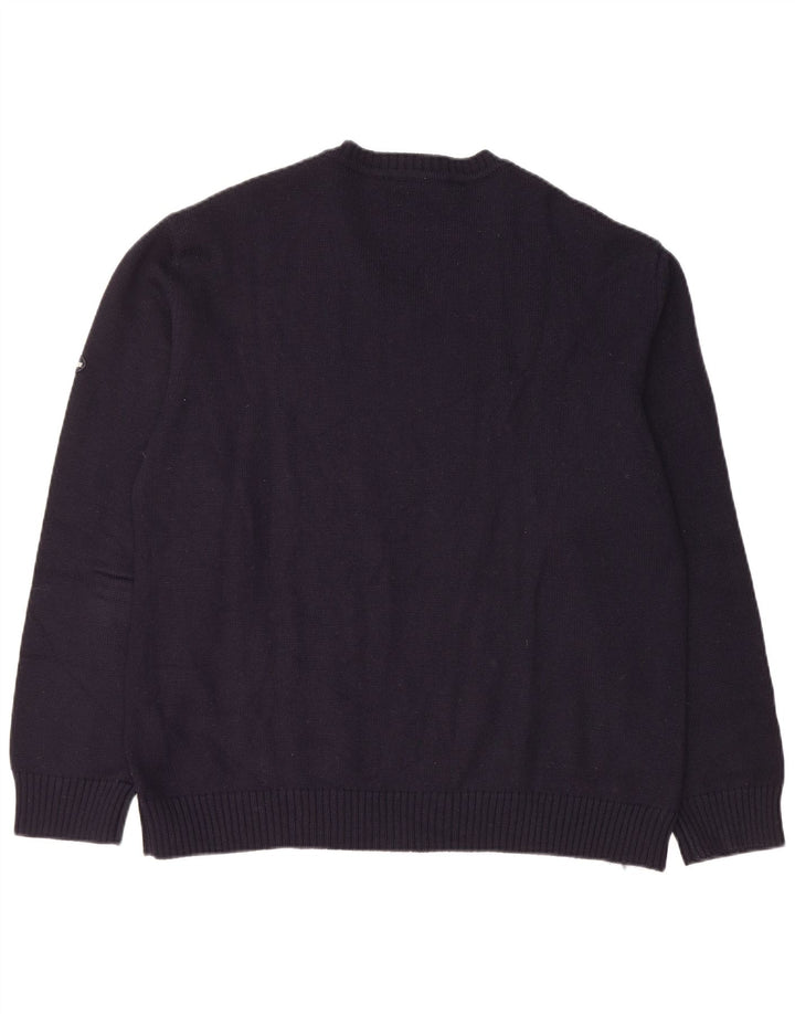 NAVIGARE muški džemper s V-izrezom XL tamnoplavi Argyle/Diamond