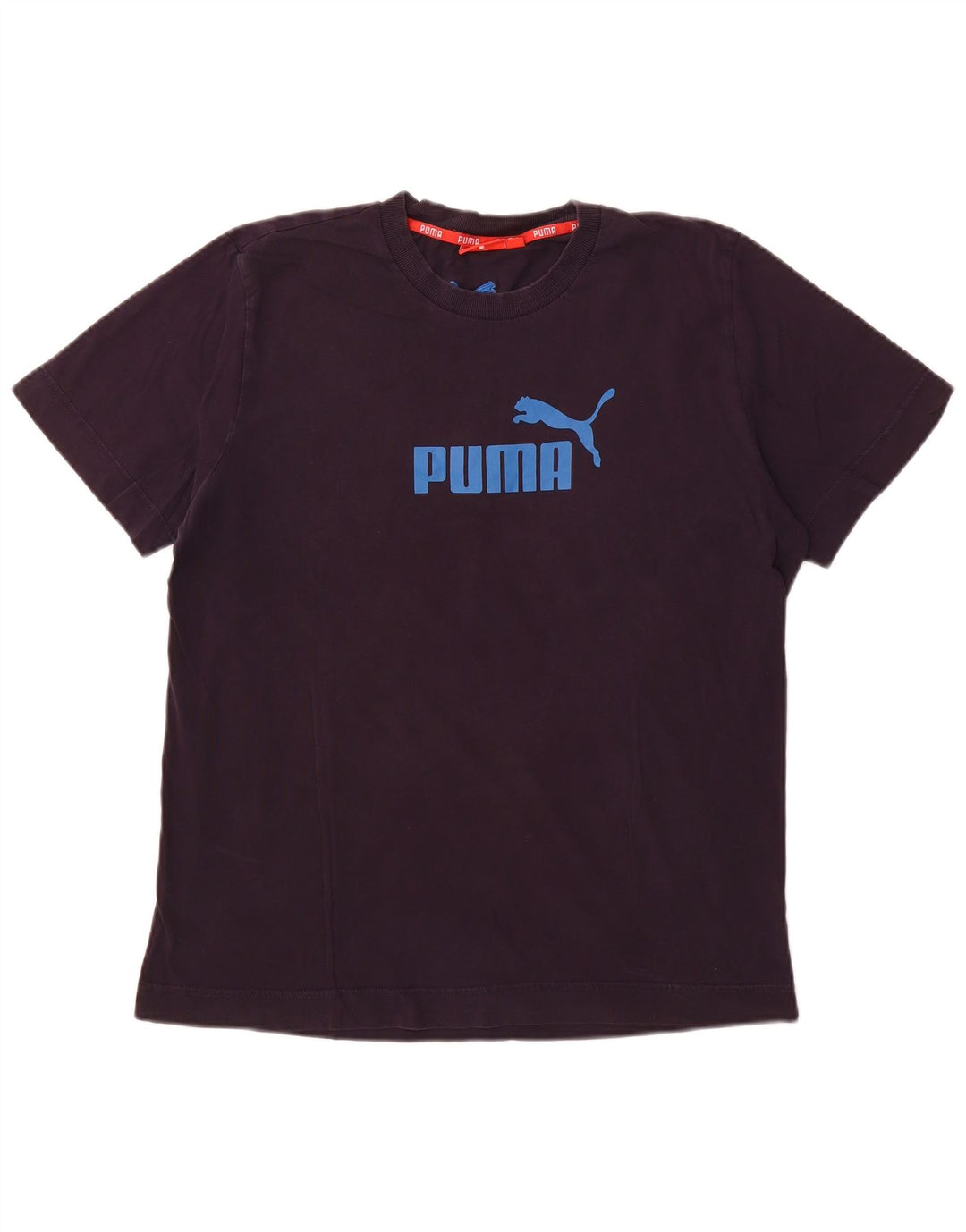 PUMA Mens Graphic T-Shirt Top Large Navy Blue