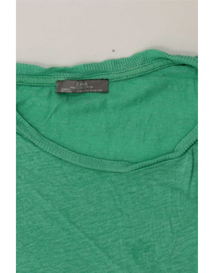 Zara ženska majica kratkih rukava UK 10 Small Green