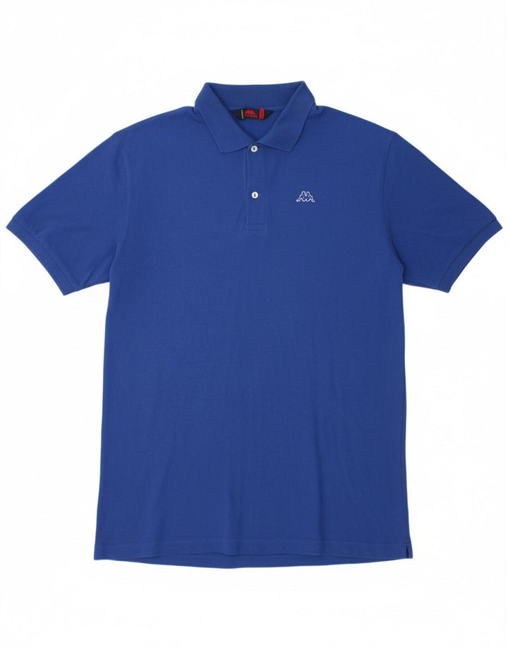 KAPPA Mens Polo Shirt XL Blue Cotton