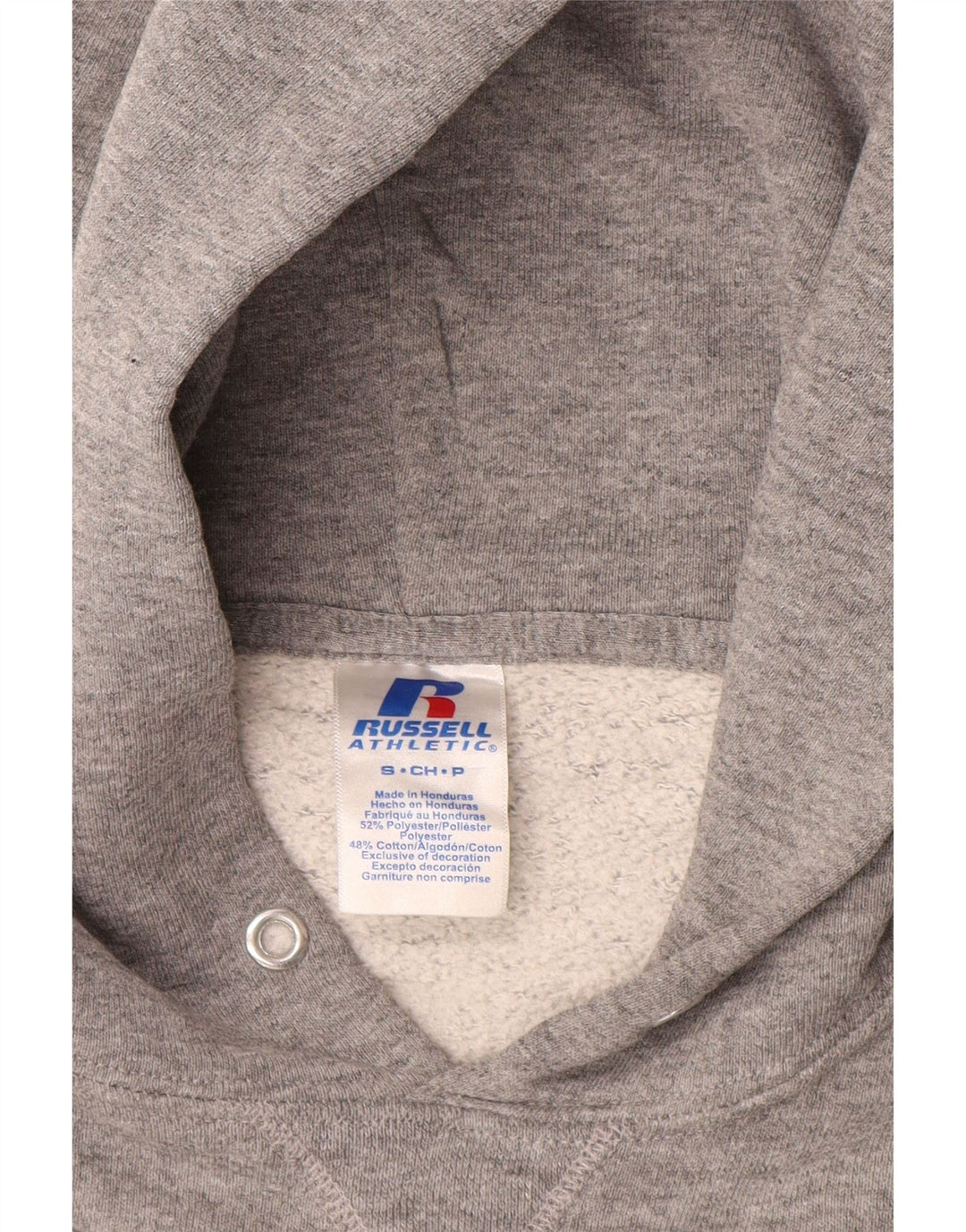 RUSSELL ATHLETIC Muška majica s kapuljačom s kapuljačom, mali sivi poliamid