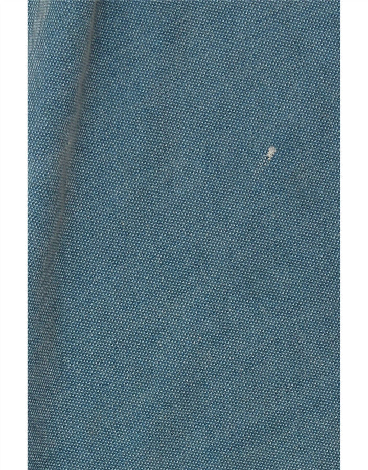 Fat Face Muška majica s izrezom i srednjim plavim pamukom