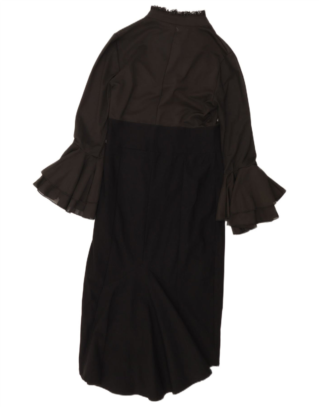 KILLSTAR ženska maksi haljina dugih rukava UK 8 Mala crna boja