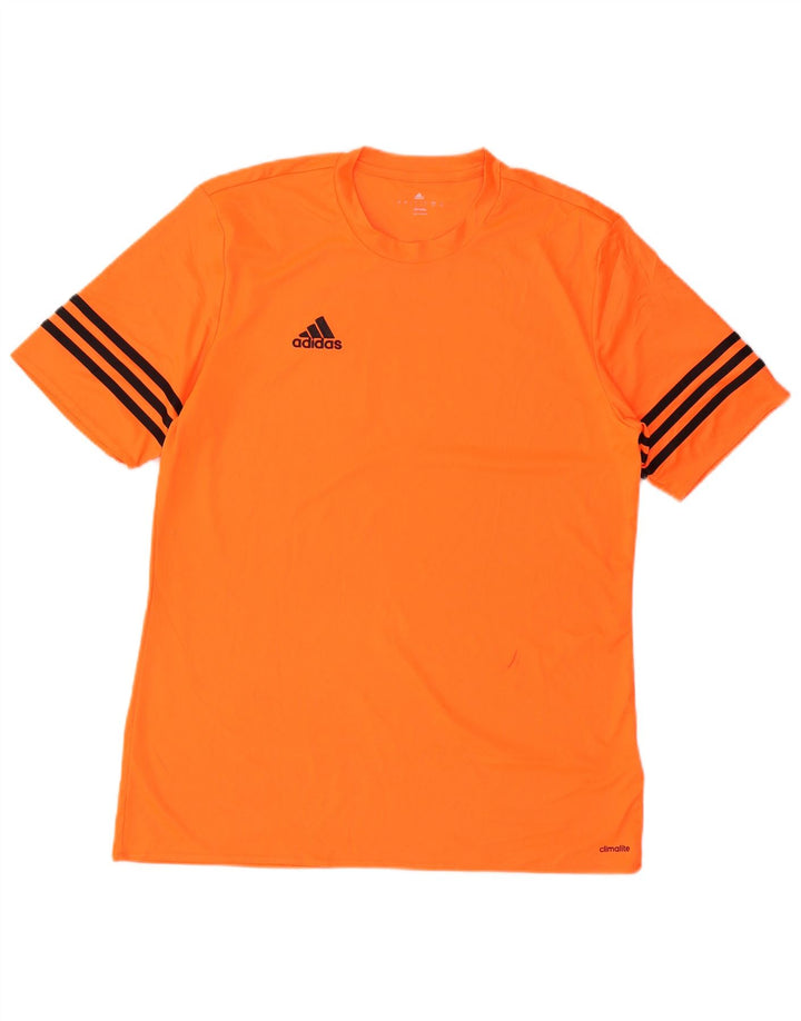 ADIDAS muška majica Climalite, veliki narančasti poliester