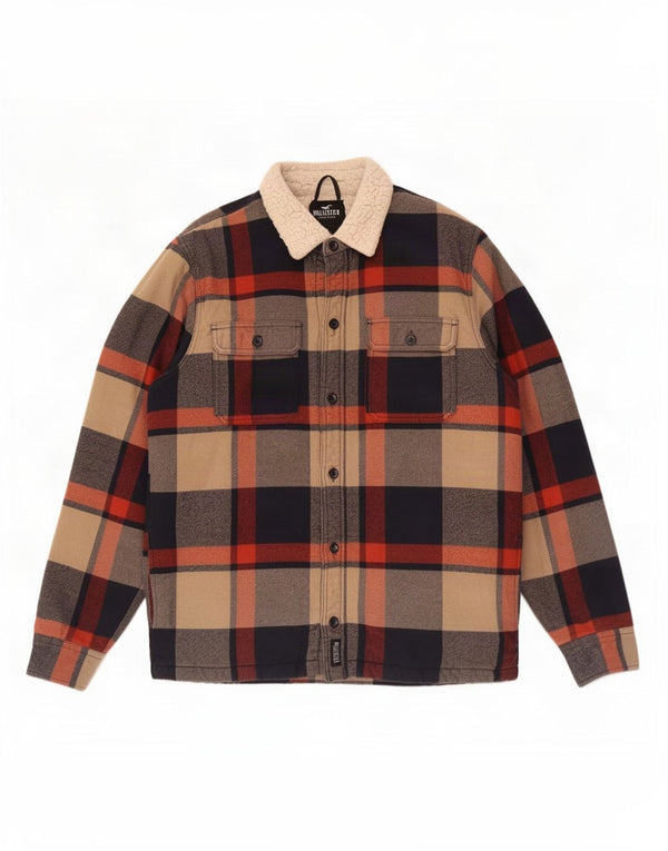 Hollister muška flanelska košulja Lumberjack, pamuk s velikim raznobojnim karirama
