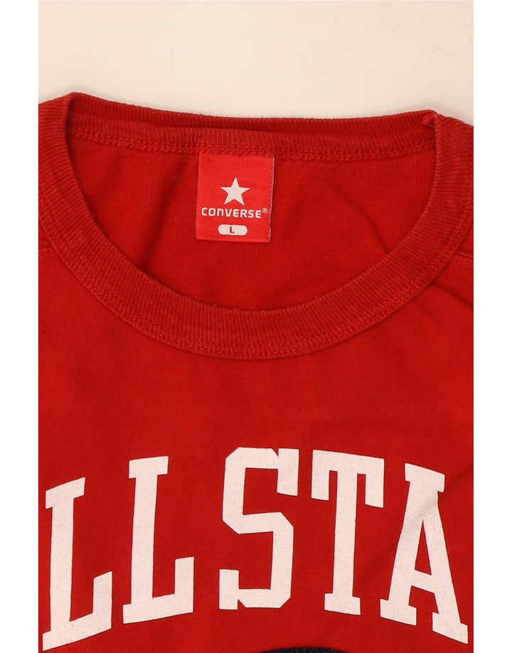 Converse muški grafički prsluk, veliki crveni pamuk