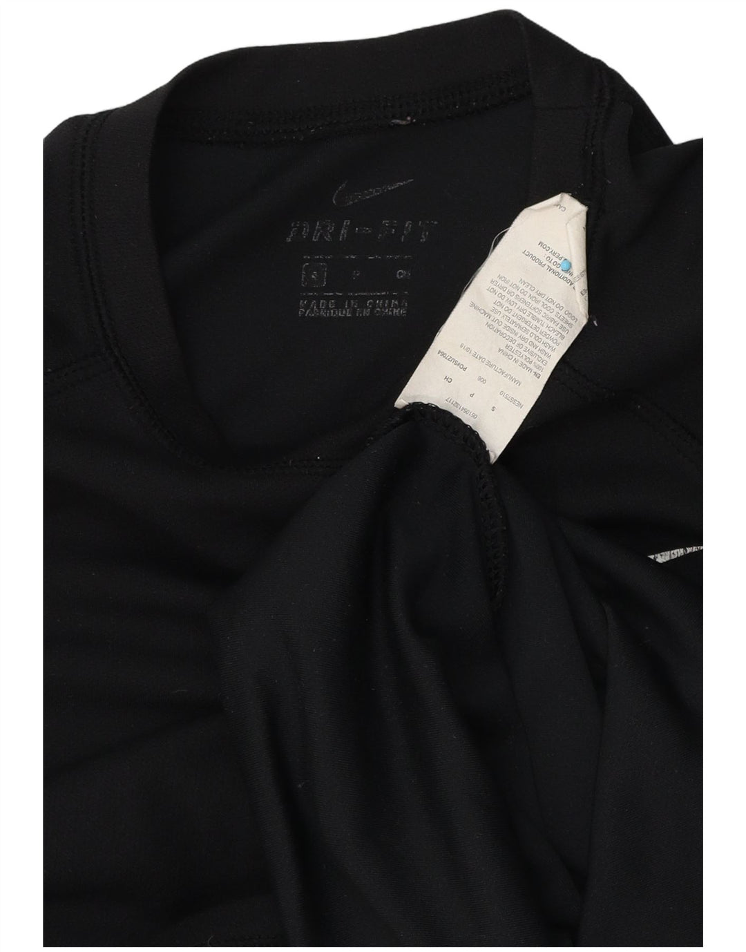 Nike Dri Fit majica kratkih rukava, mali crni poliester
