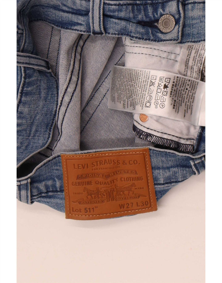 Levi's muške 511 uske traperice W27 L30 plavi pamuk
