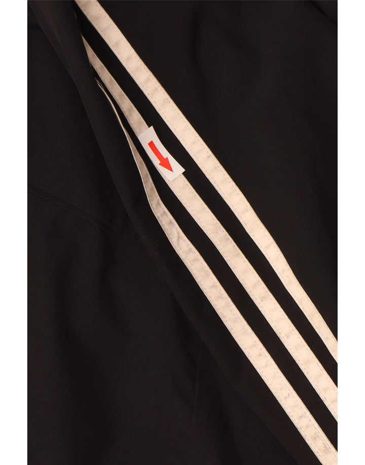 Adidas muška trenirka s kapuljačom, mala crna poliesterska jakna