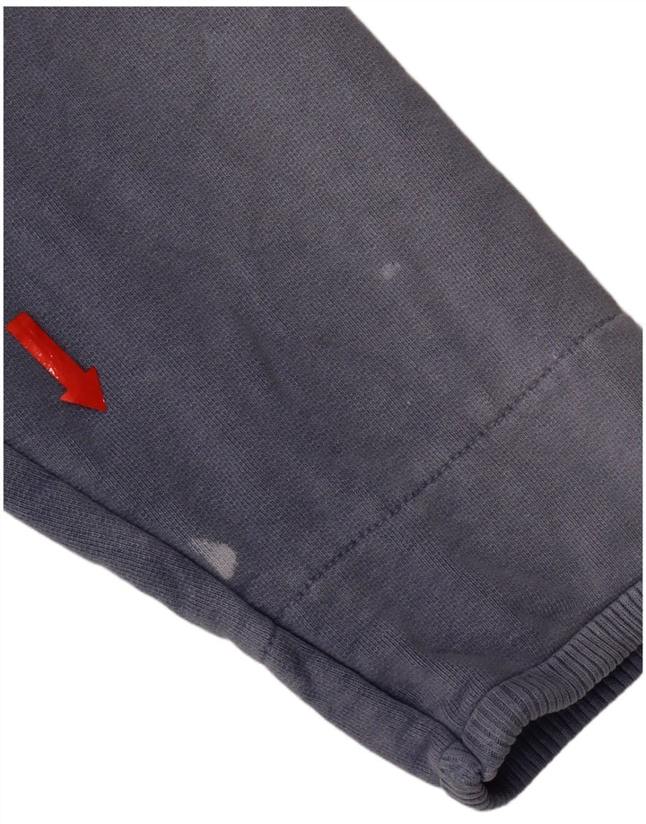 Weird Fish Muška majica s izrezom i srednje plavim pamukom