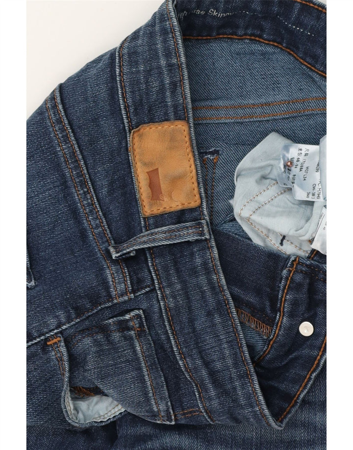 LEVI'S ženske uske traperice visokog struka W27 L24 plavi pamuk