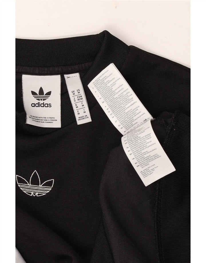 Adidas muška trenirka s grafičkim motivima, srednji crni poliester