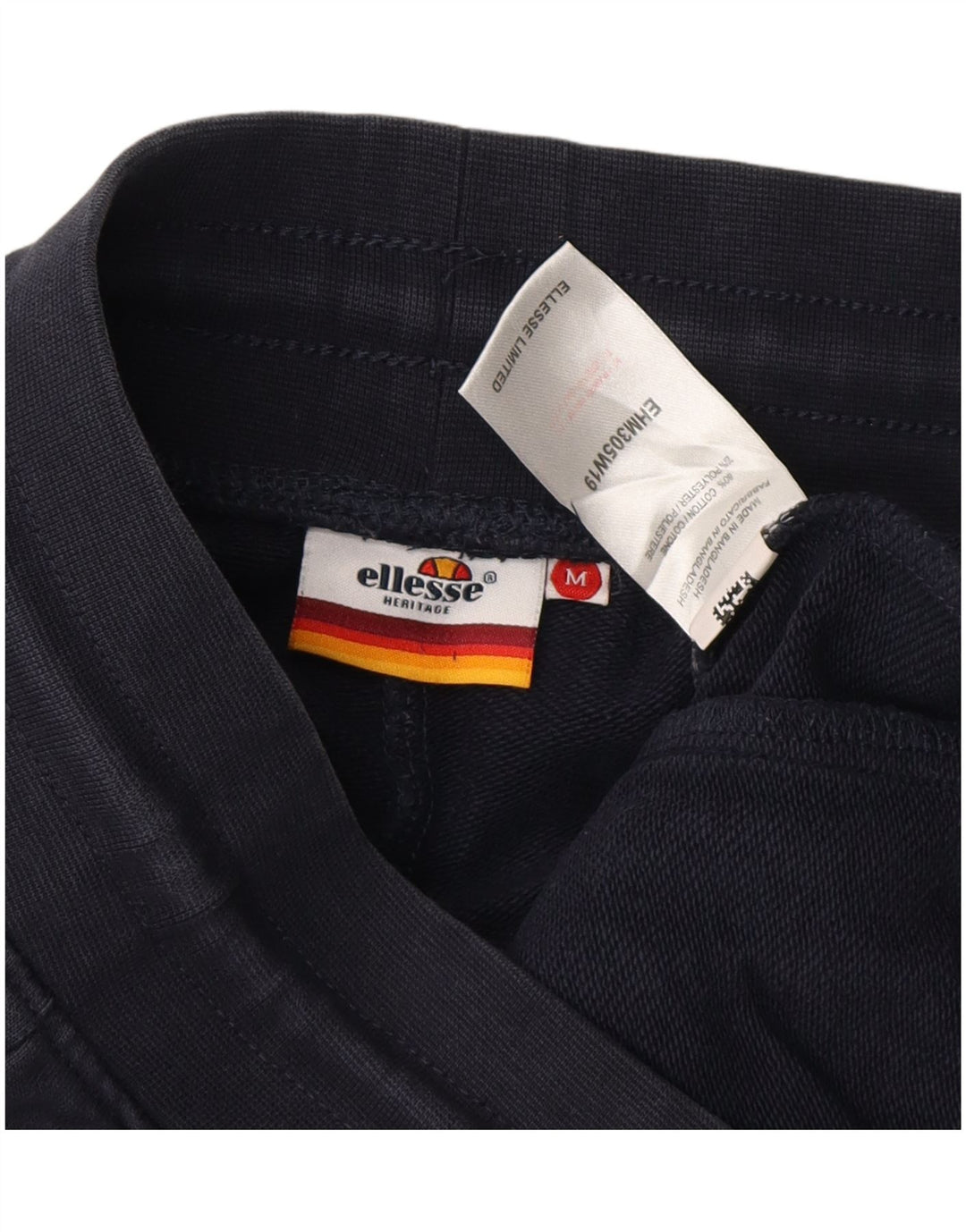 ELLESSE Ženske Heritage Trenirke Hlače Joggers UK 14 srednje tamnoplave
