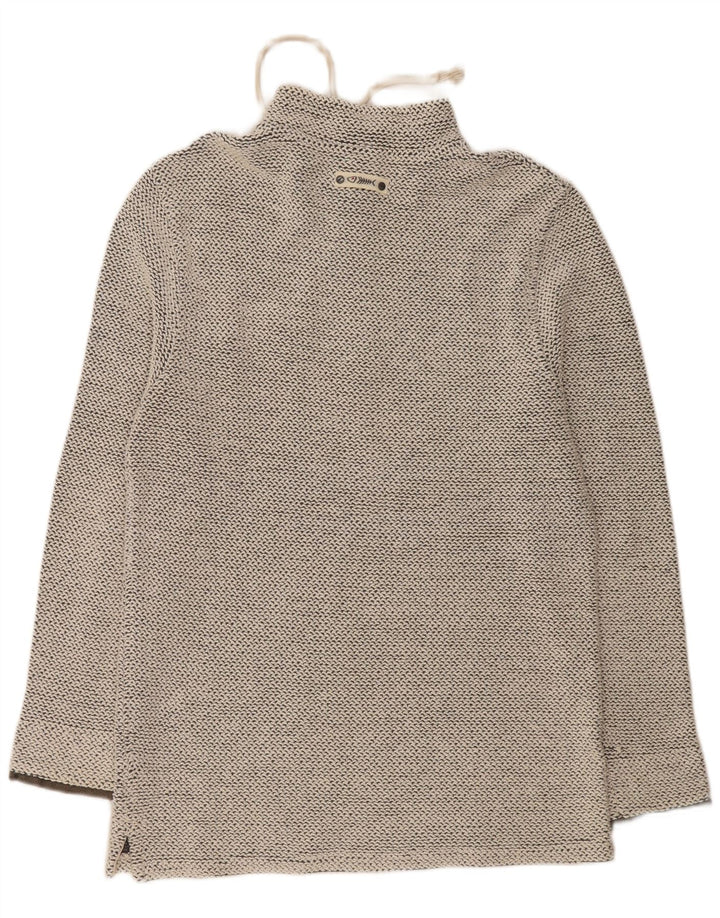 WEIRD FISH Muška majica s izrezom i velikim sivim pamukom