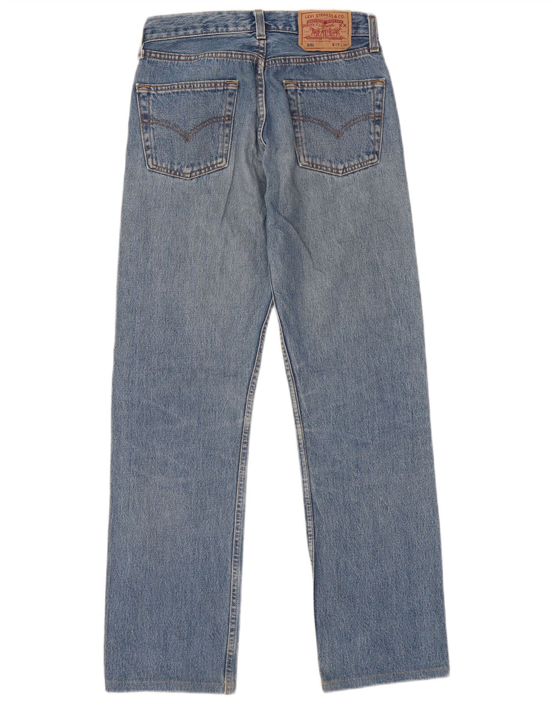 Levi's ženske 501 ravne traperice W29 L30 plave