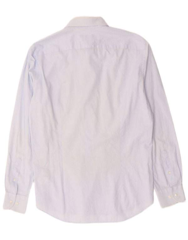 TOMMY HILFIGER Muška uska košulja veličine 16 1/2 42 velika plava geometrijska