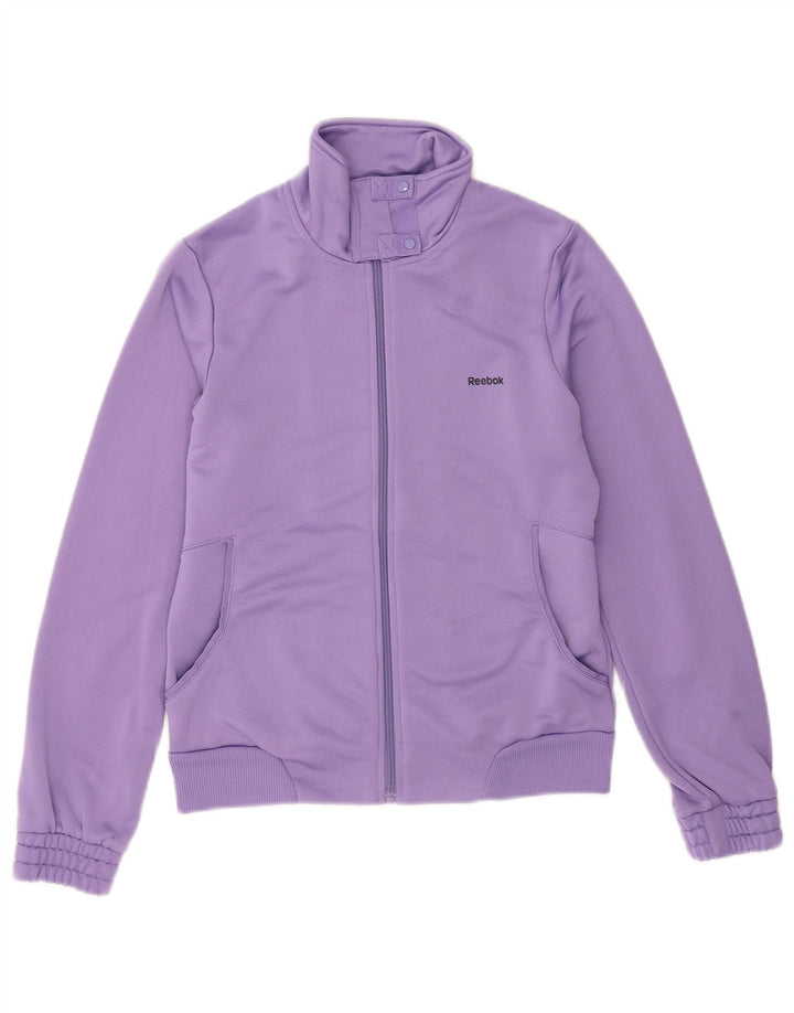Reebok ženska gornja jakna trenirke UK 14 srednje ljubičasta poliester