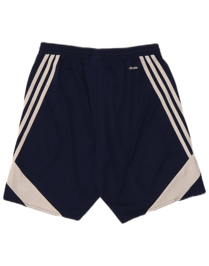 Adidas muške sportske kratke hlače Climalite Male tamnoplave poliesterske boje
