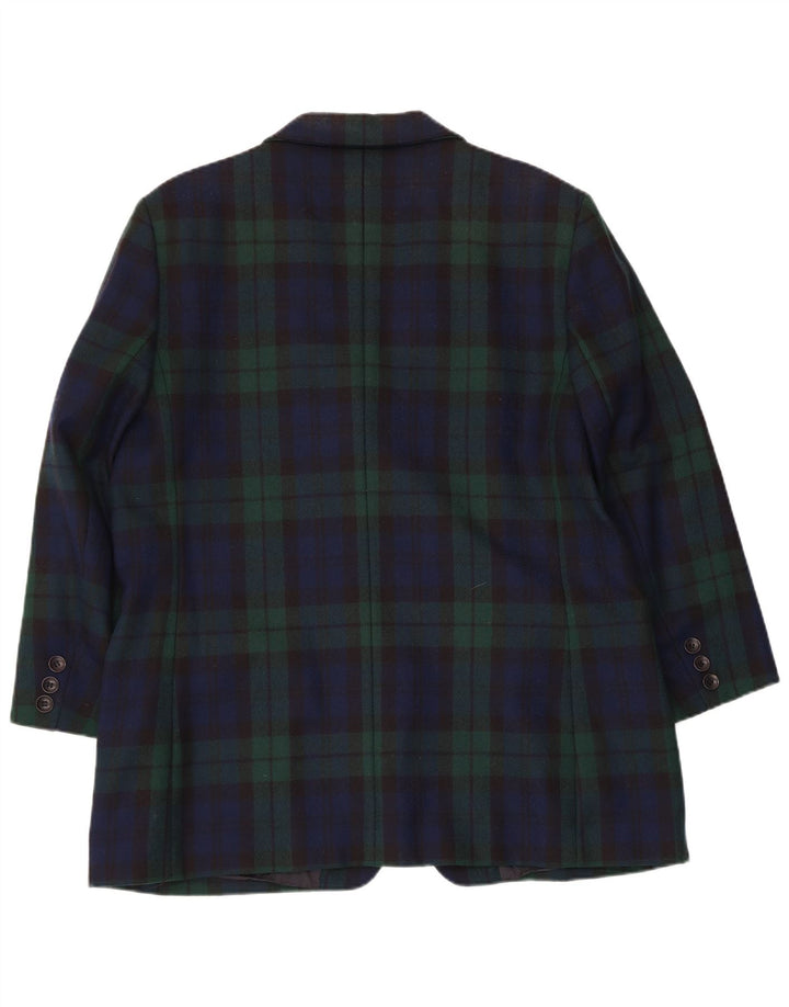 Steinbock ženski sako s 3 gumba UK 18 XL tamnoplavi karirani