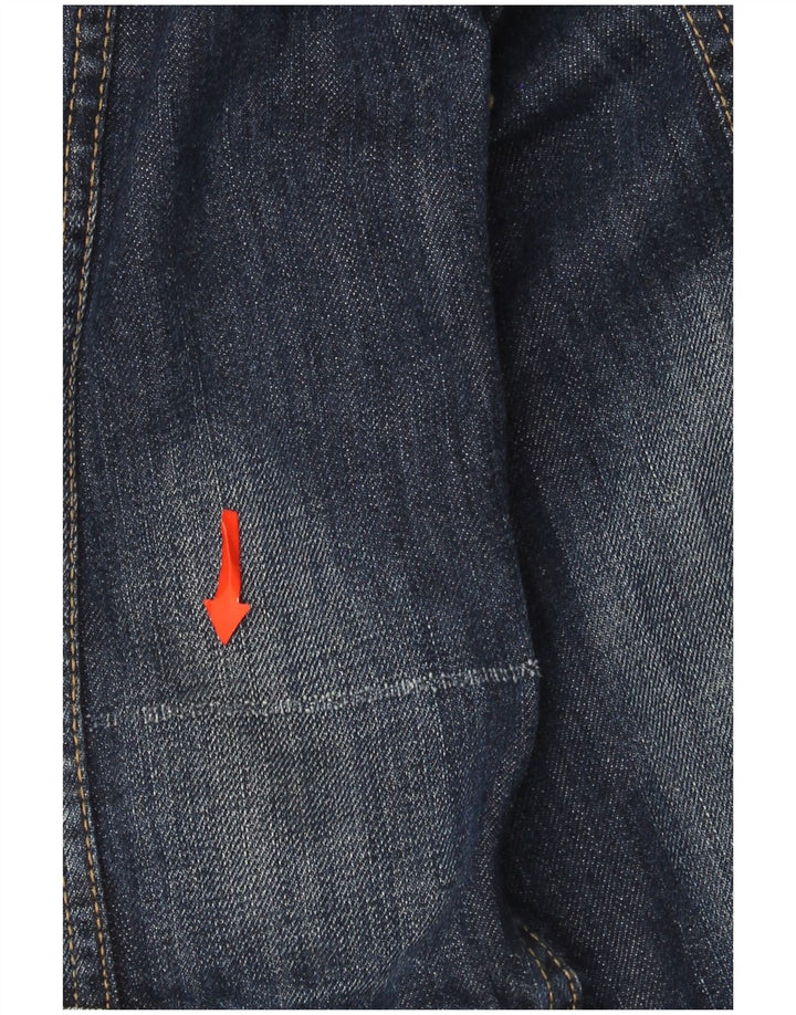 Gas ženska traper jakna UK 12 srednje tamnoplavi pamuk