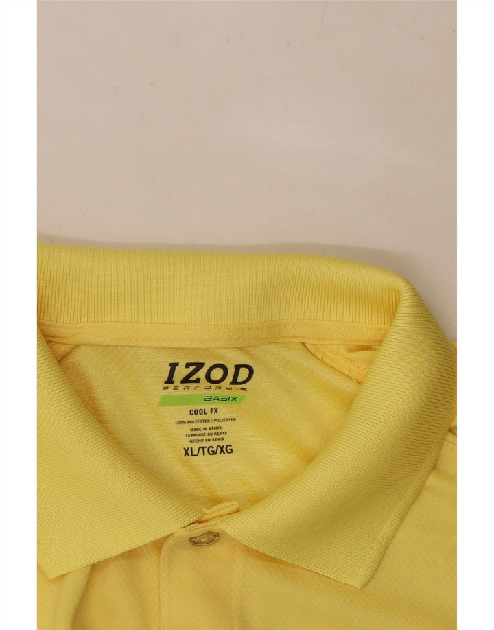 IZOD Muška polo majica za golf XL žuti poliester