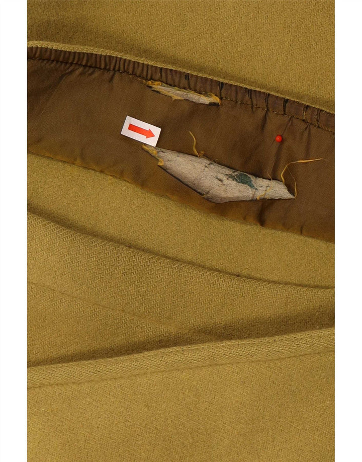 Vintage muški duffle kaput s kapuljačom IT 52 XL žuta