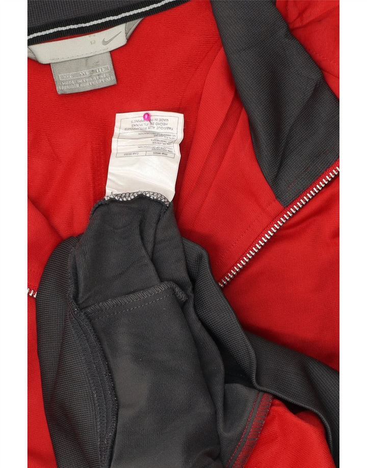 ADIDAS muška majica s izrezom s patentnim zatvaračem 2XL poliester crvene boje