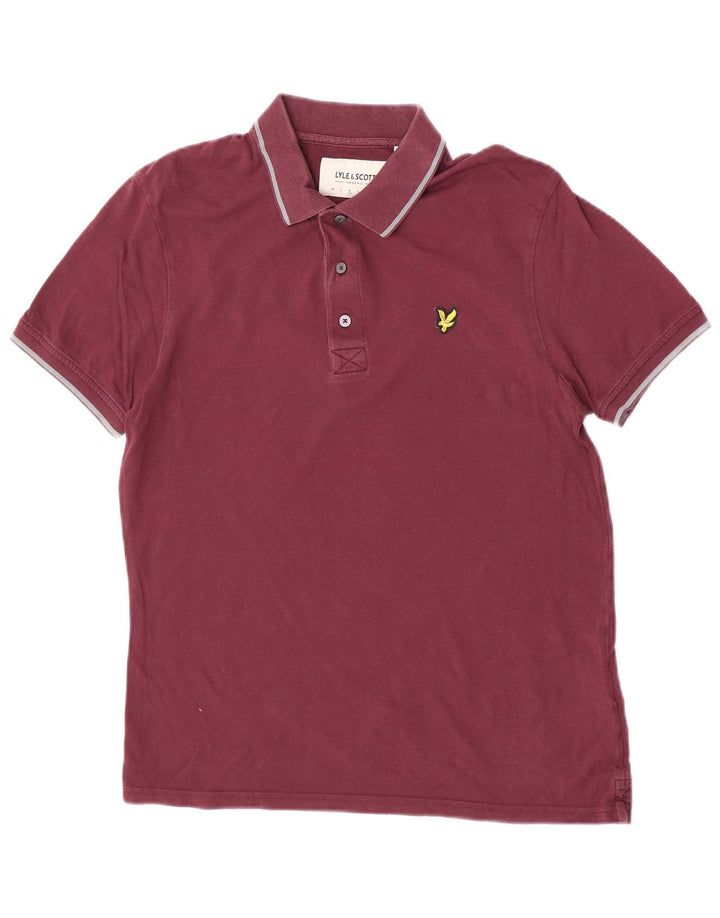 Muška polo majica Lyle & Scott srednje kestenjaste boje