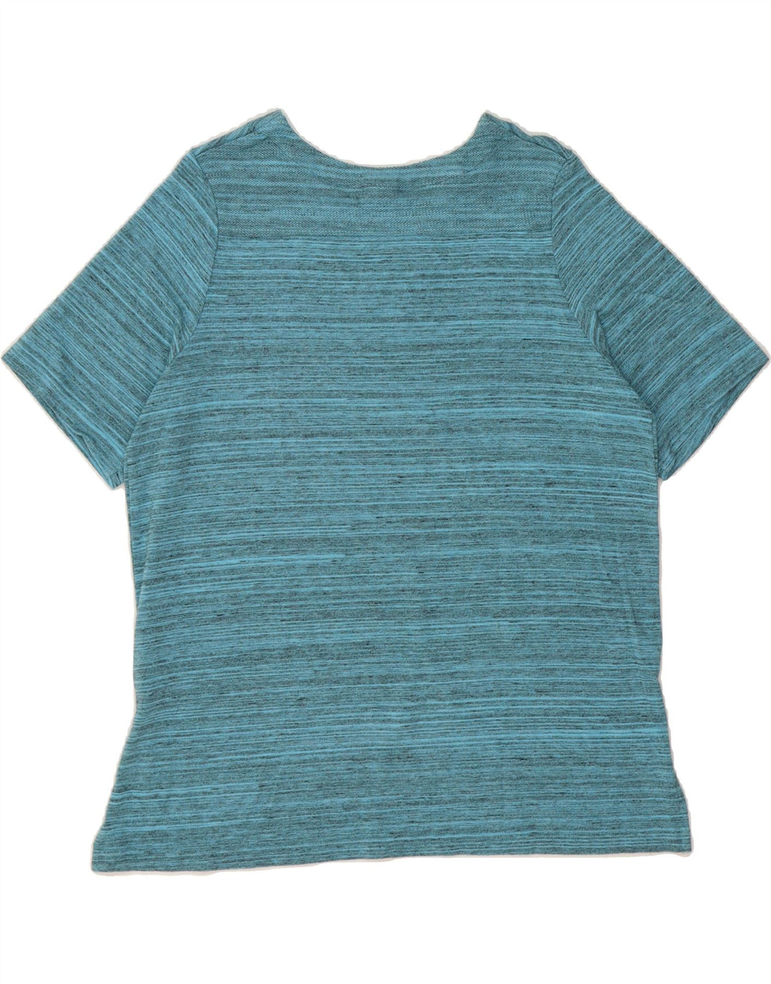 NIKE Womens T-Shirt Top UK 14 Medium Blue Flecked Viscose Vintage Nike and Second-Hand Nike from Messina Hembry 
