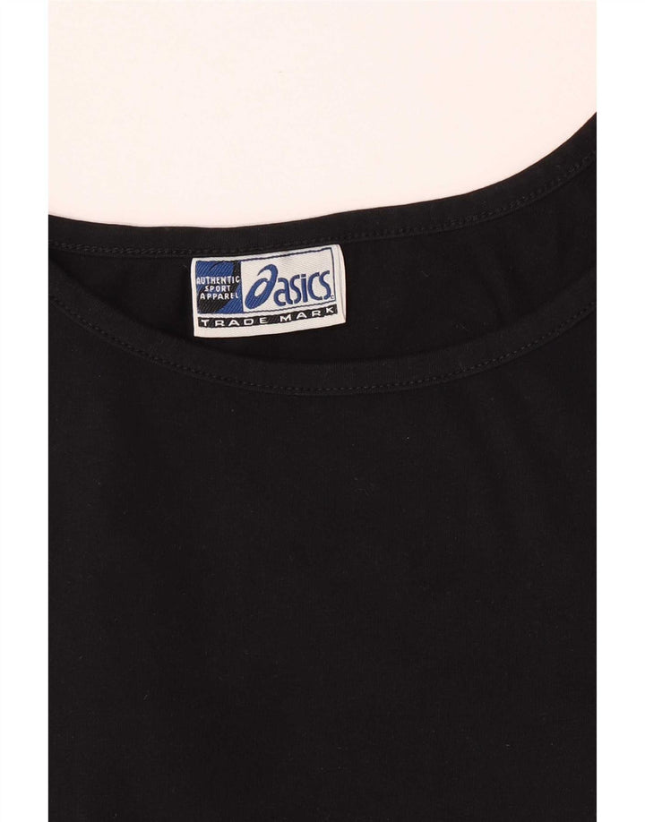 Asics Girls Regular Cami Top 13-14 Years Large Crni Pamuk