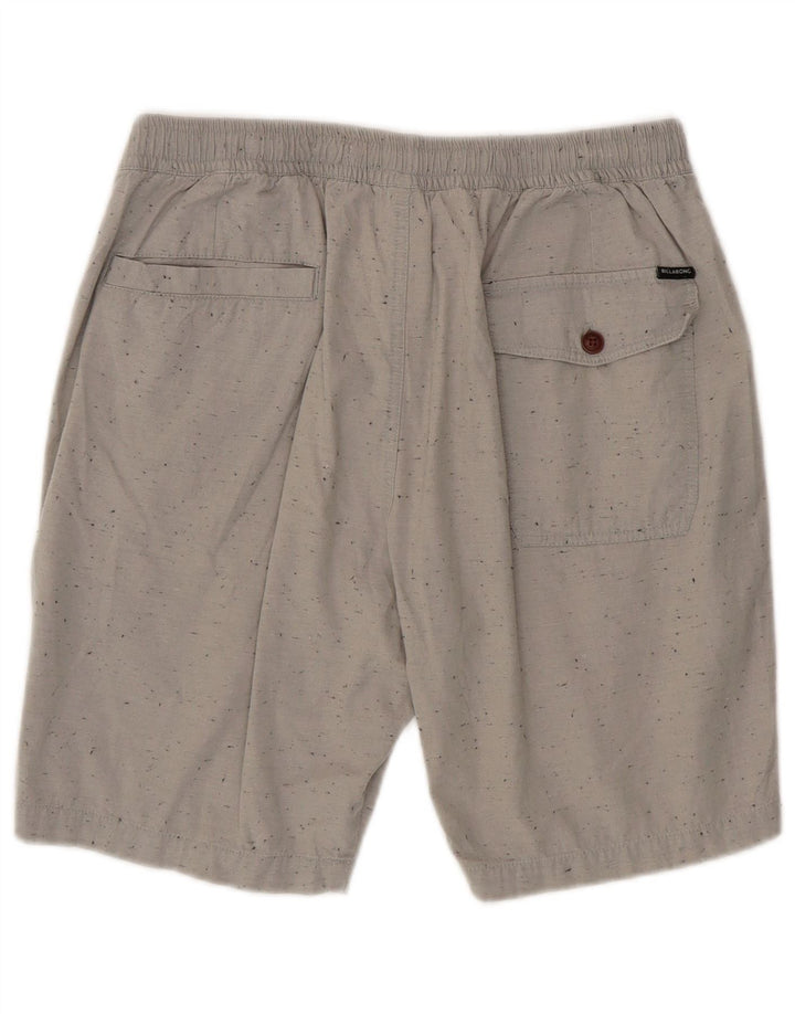 Billabong muške chino kratke hlače srednje veličine W30 sivi točkasti pamuk