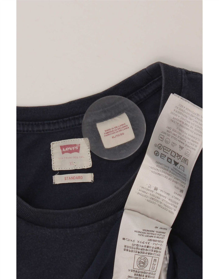 Levi's muška majica XL tamnoplavi pamuk