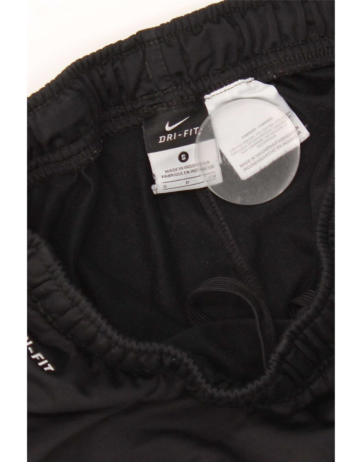 Nike muške Dri Fit hlače za trenirku male crne poliesterske