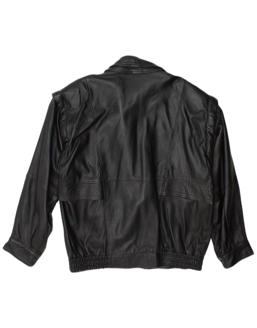 Vintage muška kožna jakna UK 42 XL crna