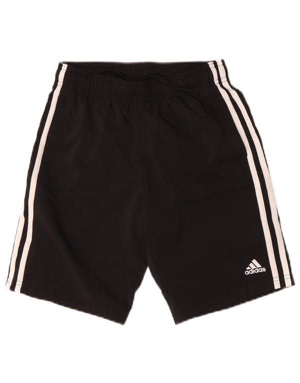 Adidas kratke sportske hlače za dječake 9-10 godina crne poliesterske