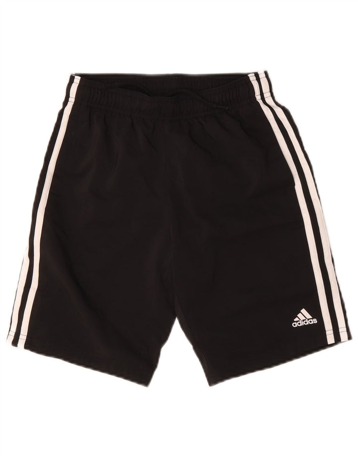 Adidas kratke sportske hlače za dječake 9-10 godina crne poliesterske