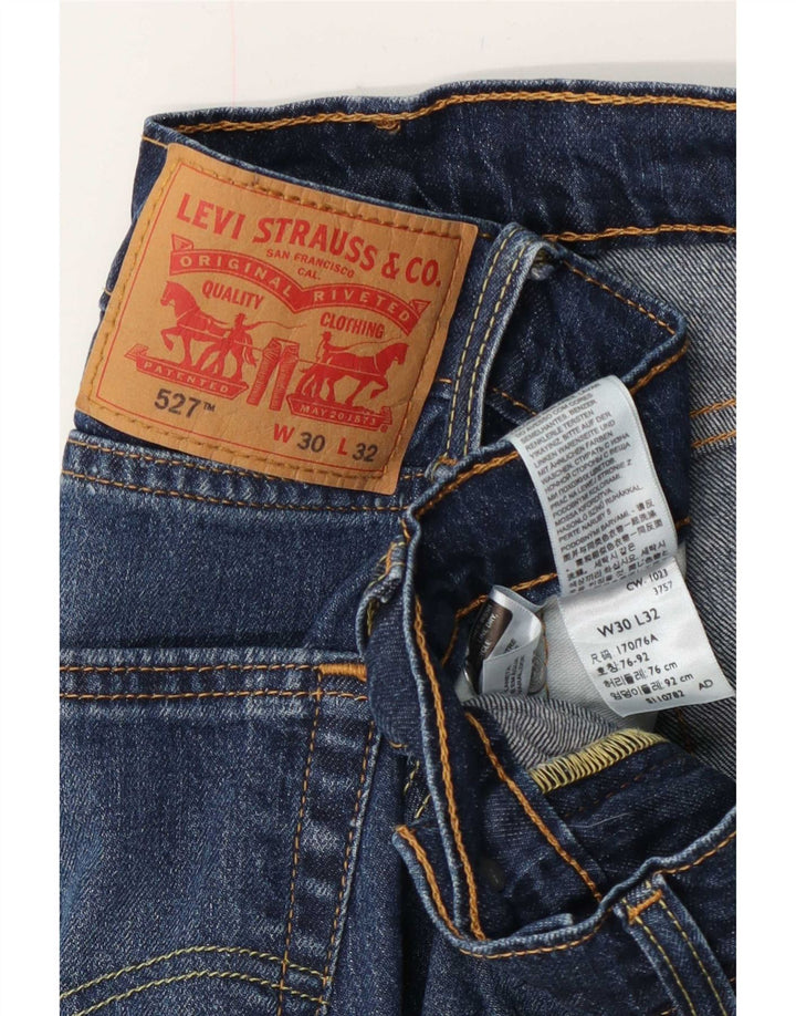 Levi's muške 527 Bootcut traperice W30 L32 plavi pamuk