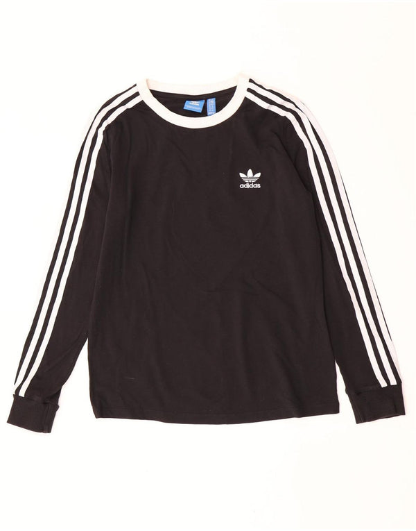 Adidas ženska majica dugih rukava UK 10 mala crna pamuk
