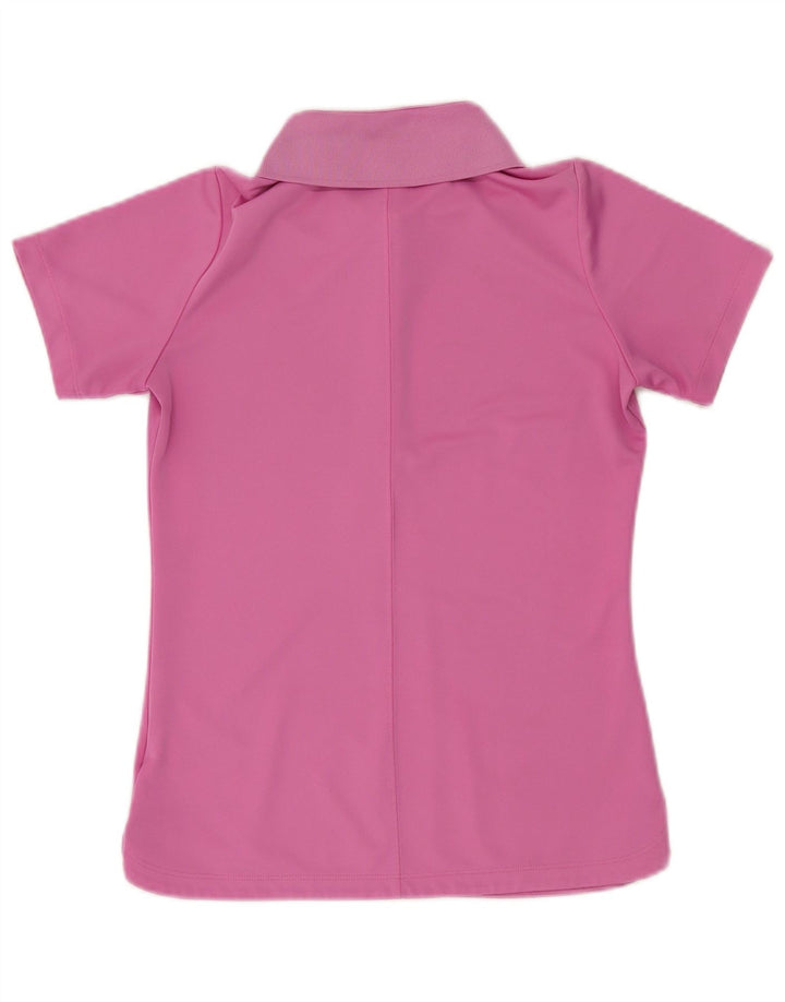 NIKE ženska polo majica Dri Fit UK 12 srednje ružičasti poliester