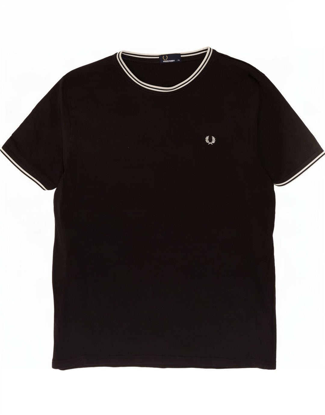 Fred Perry muška majica kratkih rukava 2XL crni pamuk