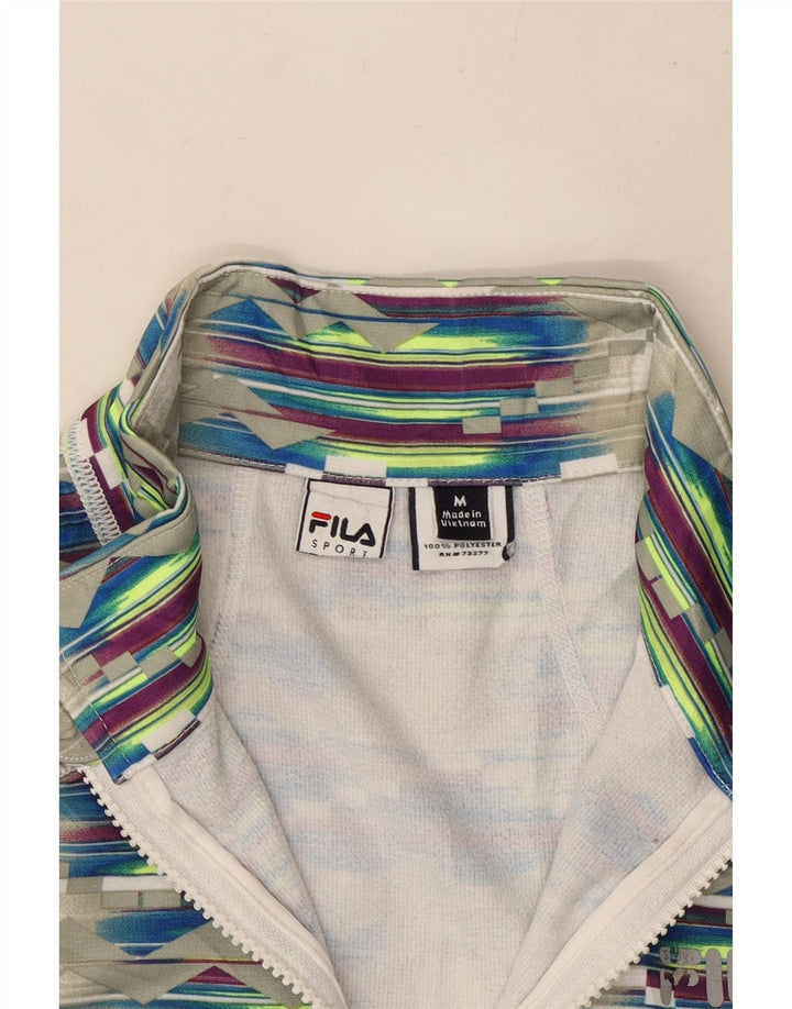 FILA Ženski pulover Trenirka Top UK 12 srednje raznobojna geometrijska